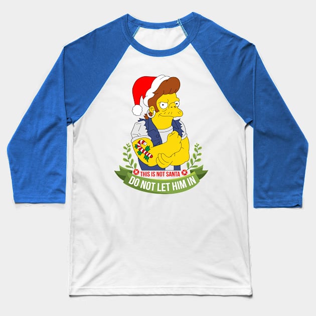 This is not Santa Baseball T-Shirt by Teesbyhugo